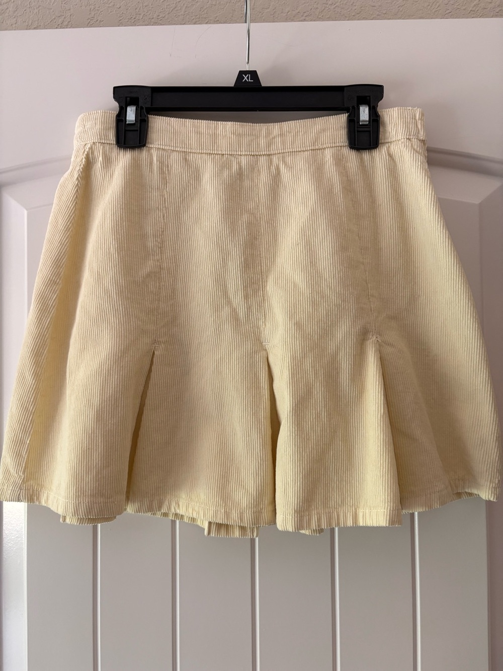 BDG Cream Corduroy Skirt